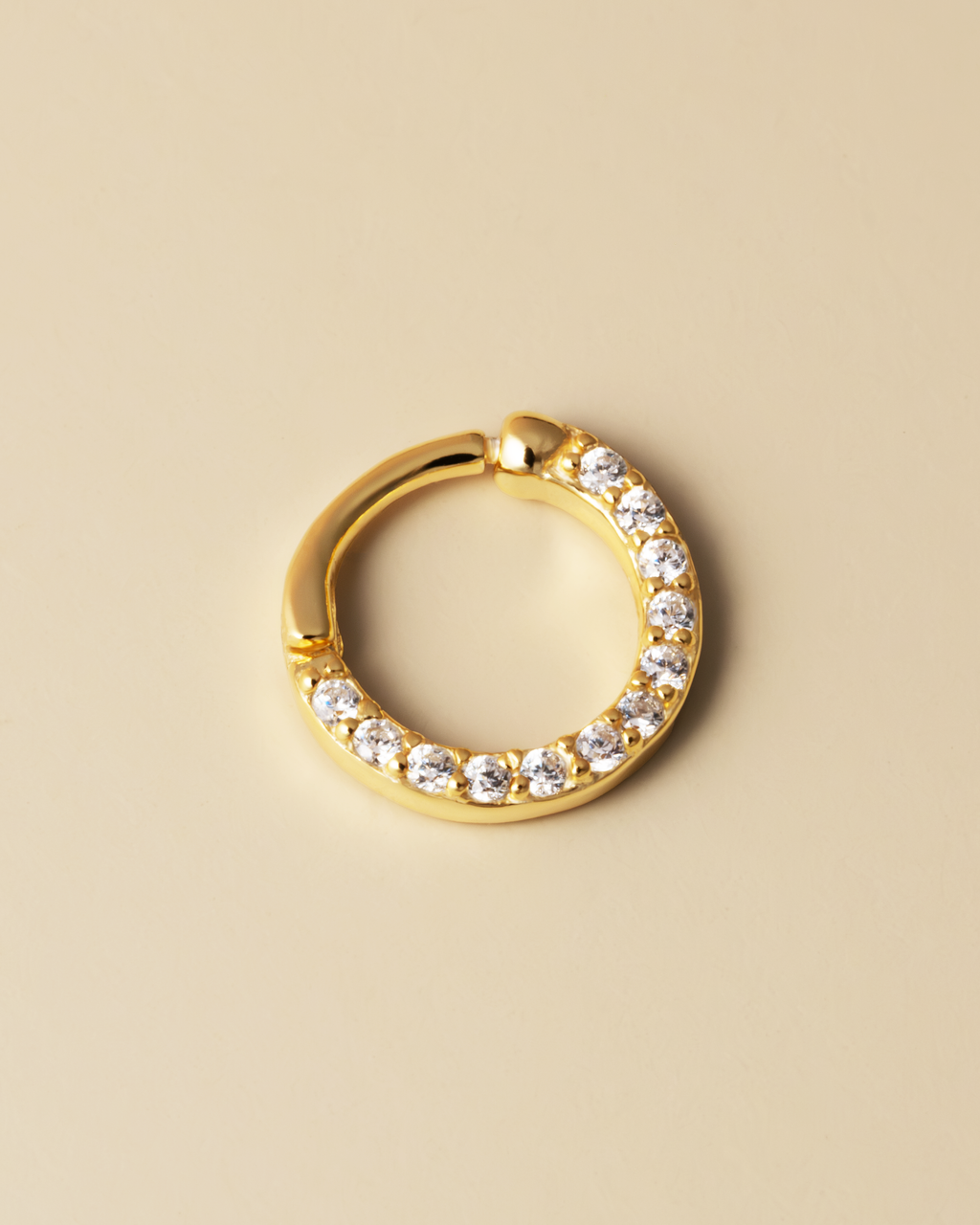 Gem Piercing Hoop