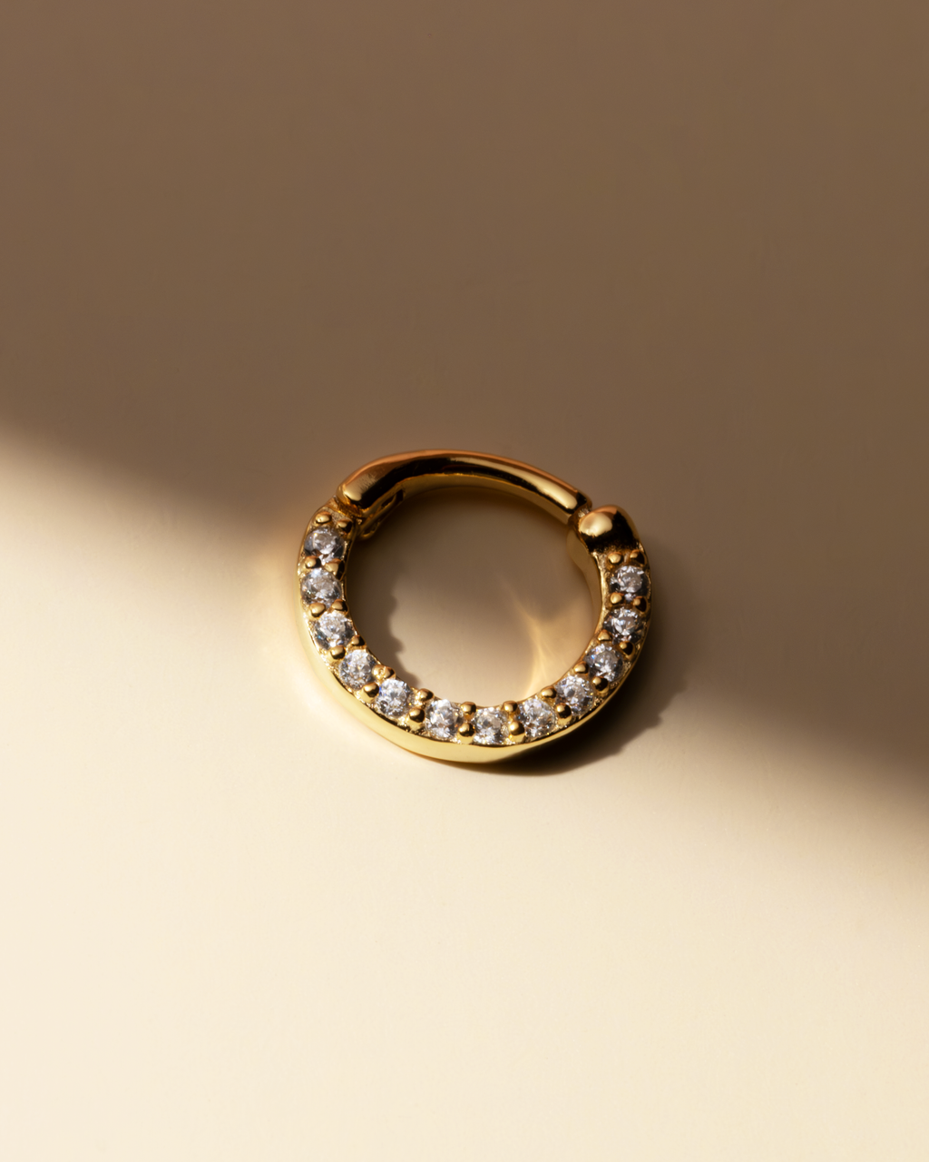 Gem Piercing Hoop