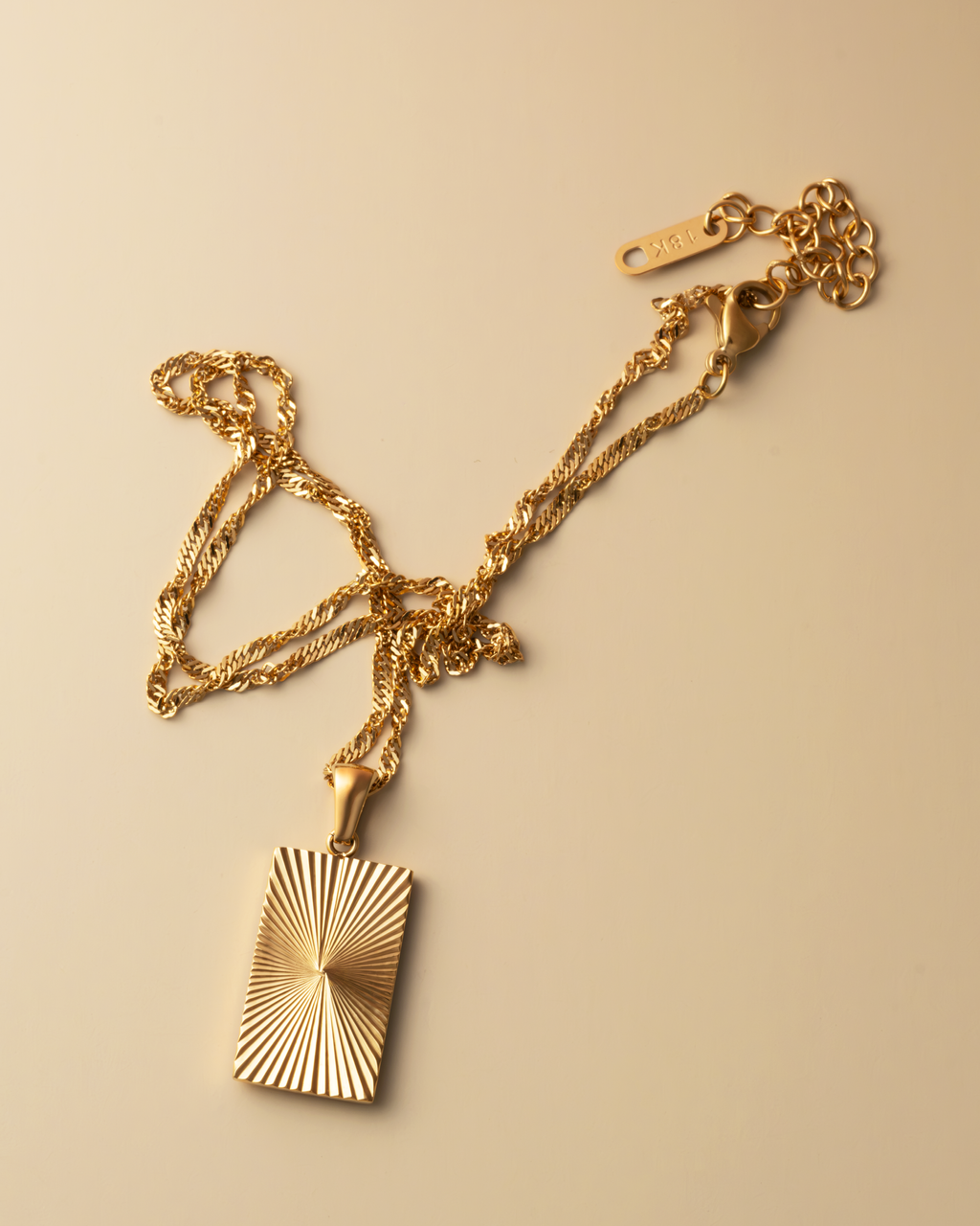 Geometric Pendant Necklace