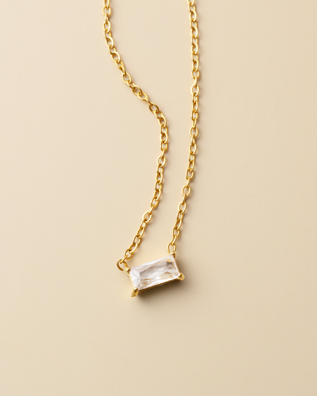 Baguette Necklace
