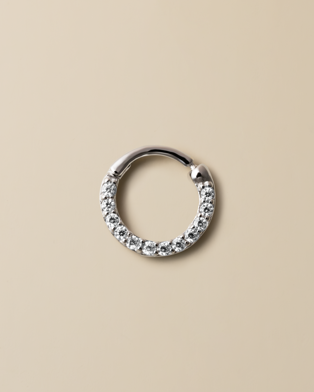 Gem Piercing Hoop