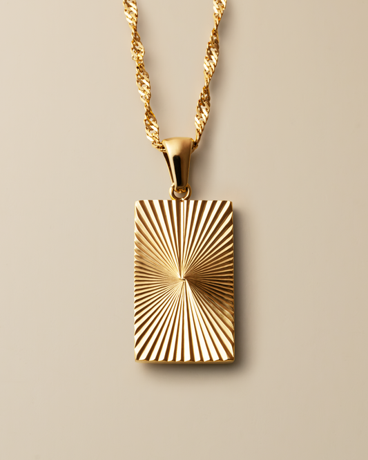 Geometric Pendant Necklace