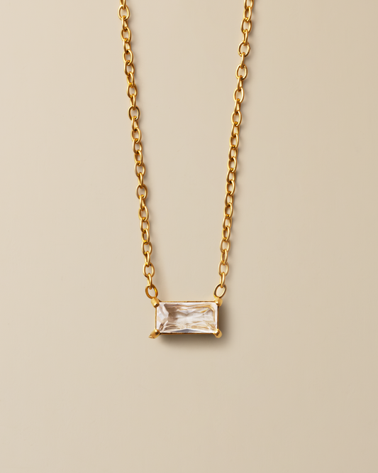 Baguette Necklace